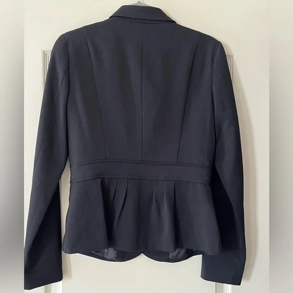 Elle Rich Black Tailored Blazer Jacket Women’s size 6 - Picture 3 of 14